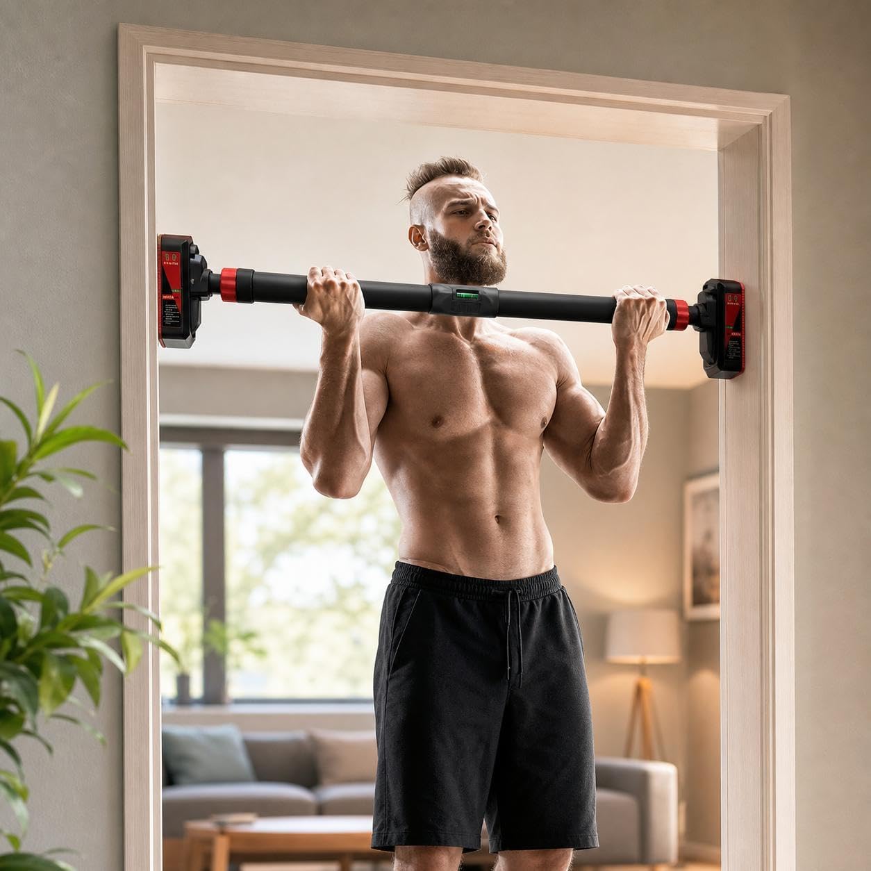 Home Gym Routine - Pull Up Bar for Doorway, Frame