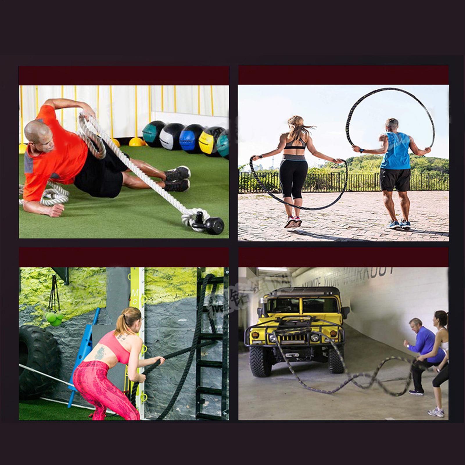 Heavy Skipping Rope Fitness Bo - Battle Rope Heavy ulasan dan harga