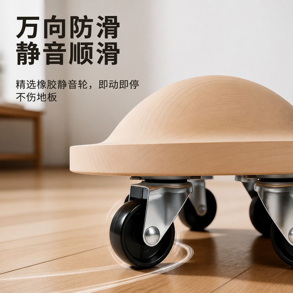 Wooden Core Slider With Univer - Home Gym Yoga ulasan dan harga