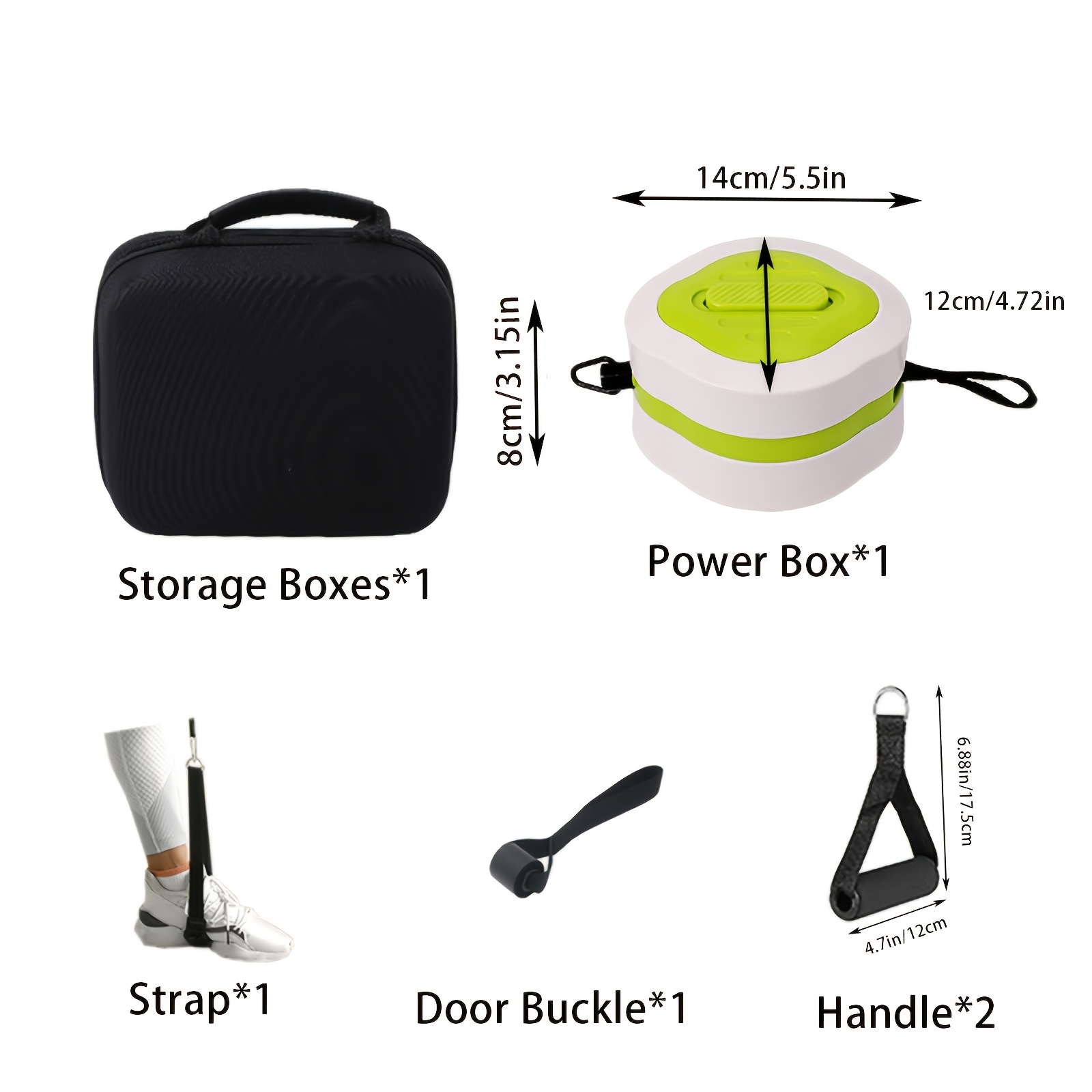 Portable Retractable Cable Tra - Home Gym Equipment Set ulasan dan harga